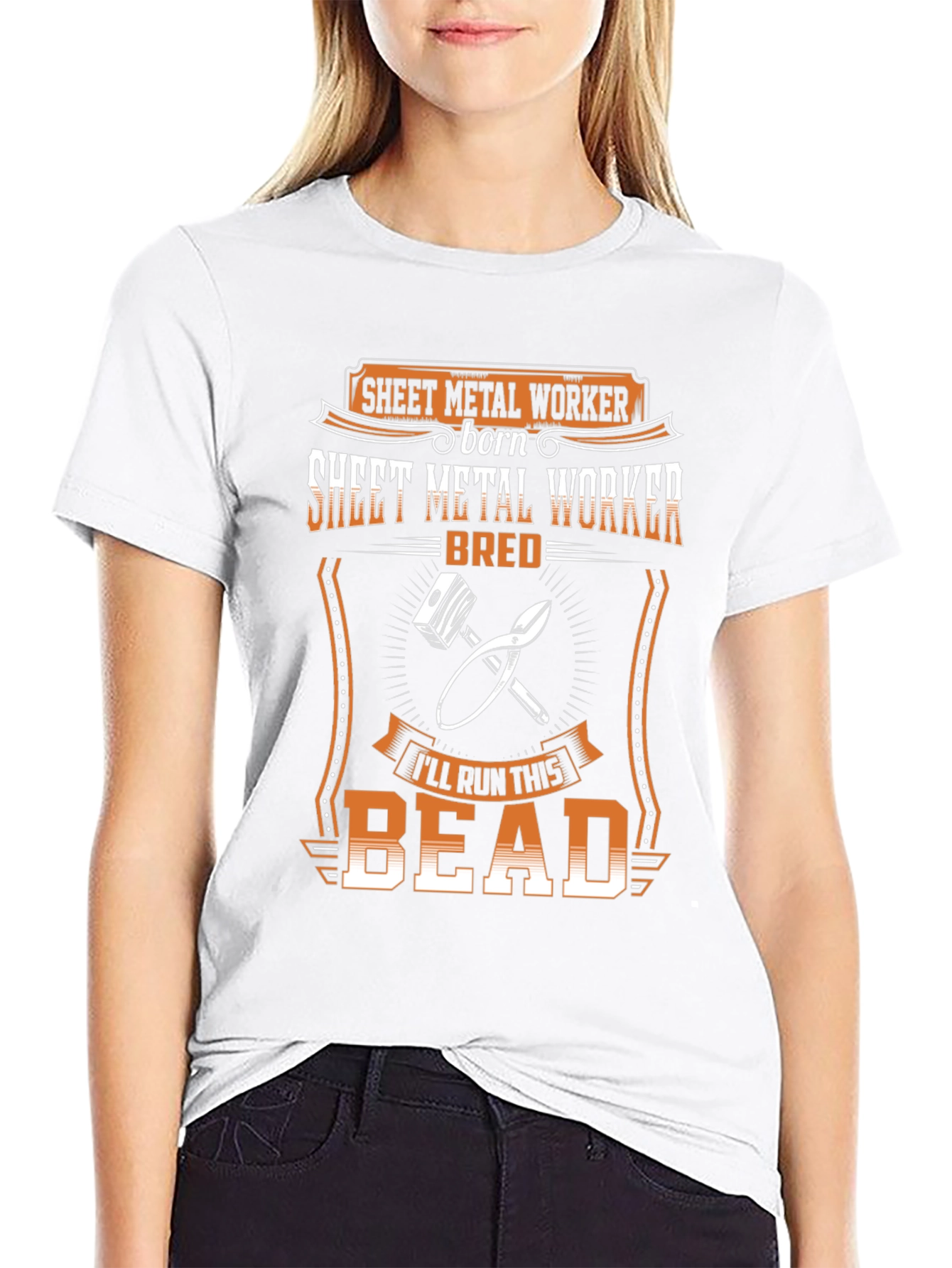 Sheet Metal Worker Born Bred T-Shirt