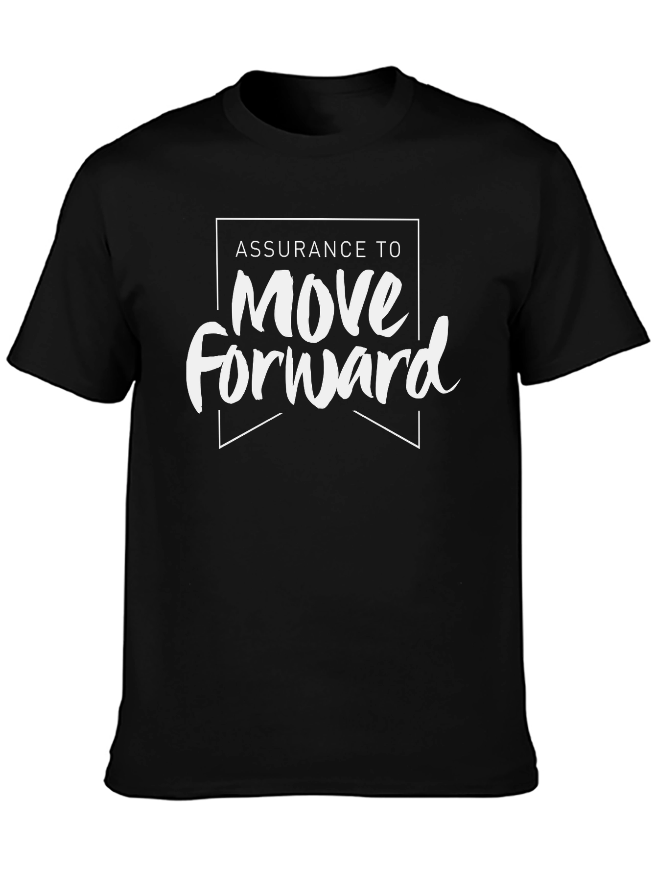 Assurance to Move Forward Graphic Tee - Black