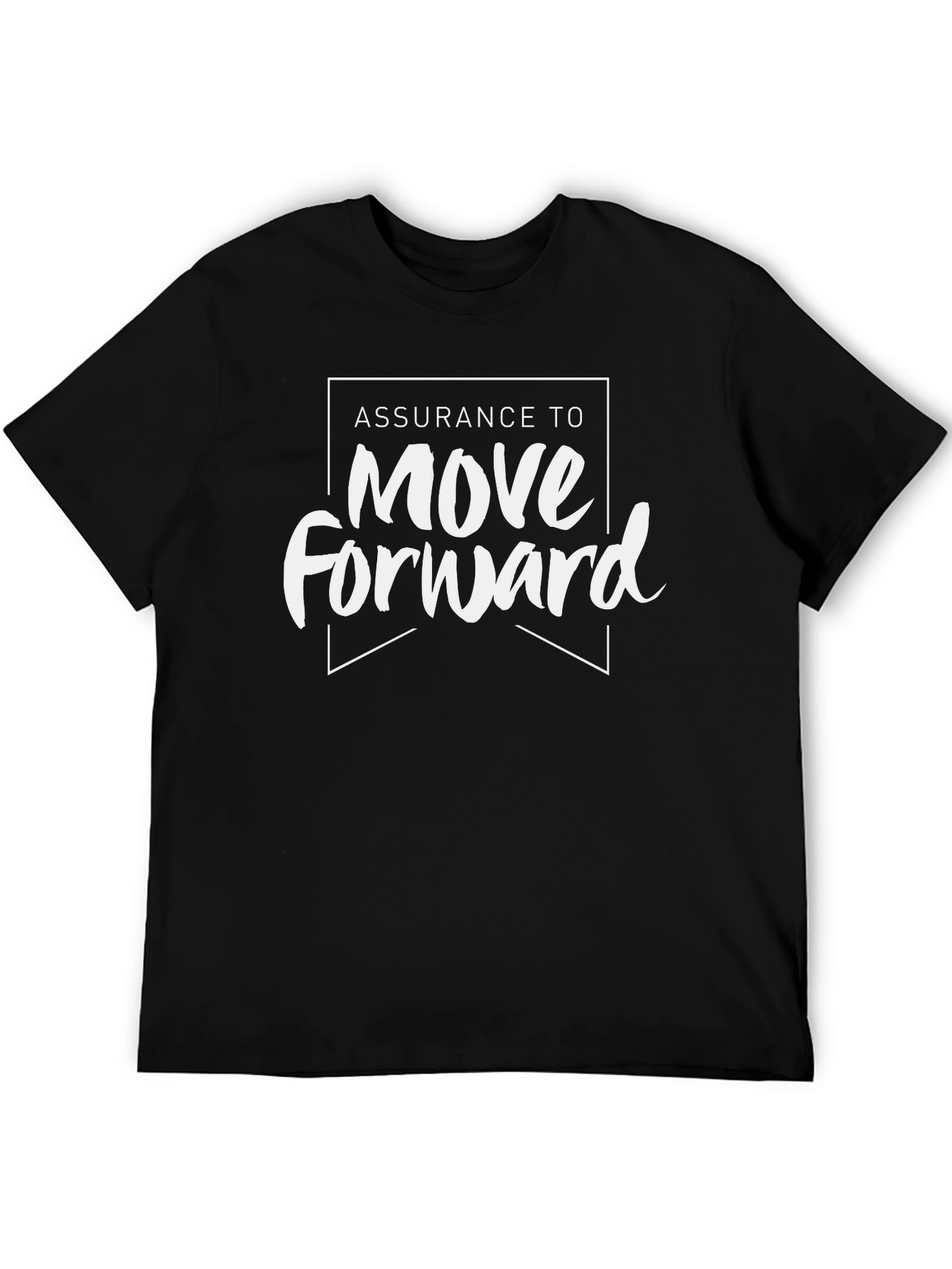 Assurance to Move Forward Graphic Tee - Black