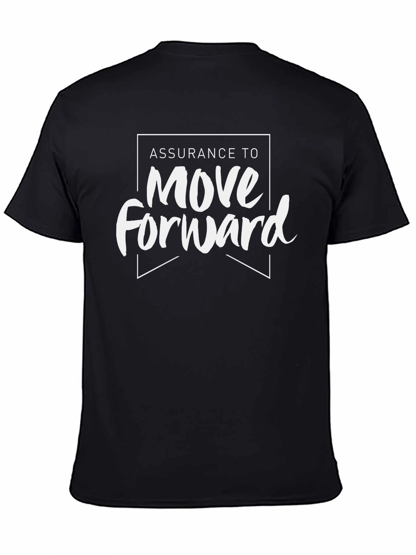 Assurance to Move Forward Graphic Tee - Black