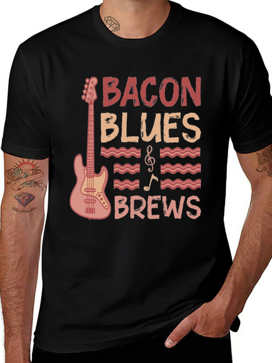 Bacon Blues Brews Graphic Tee