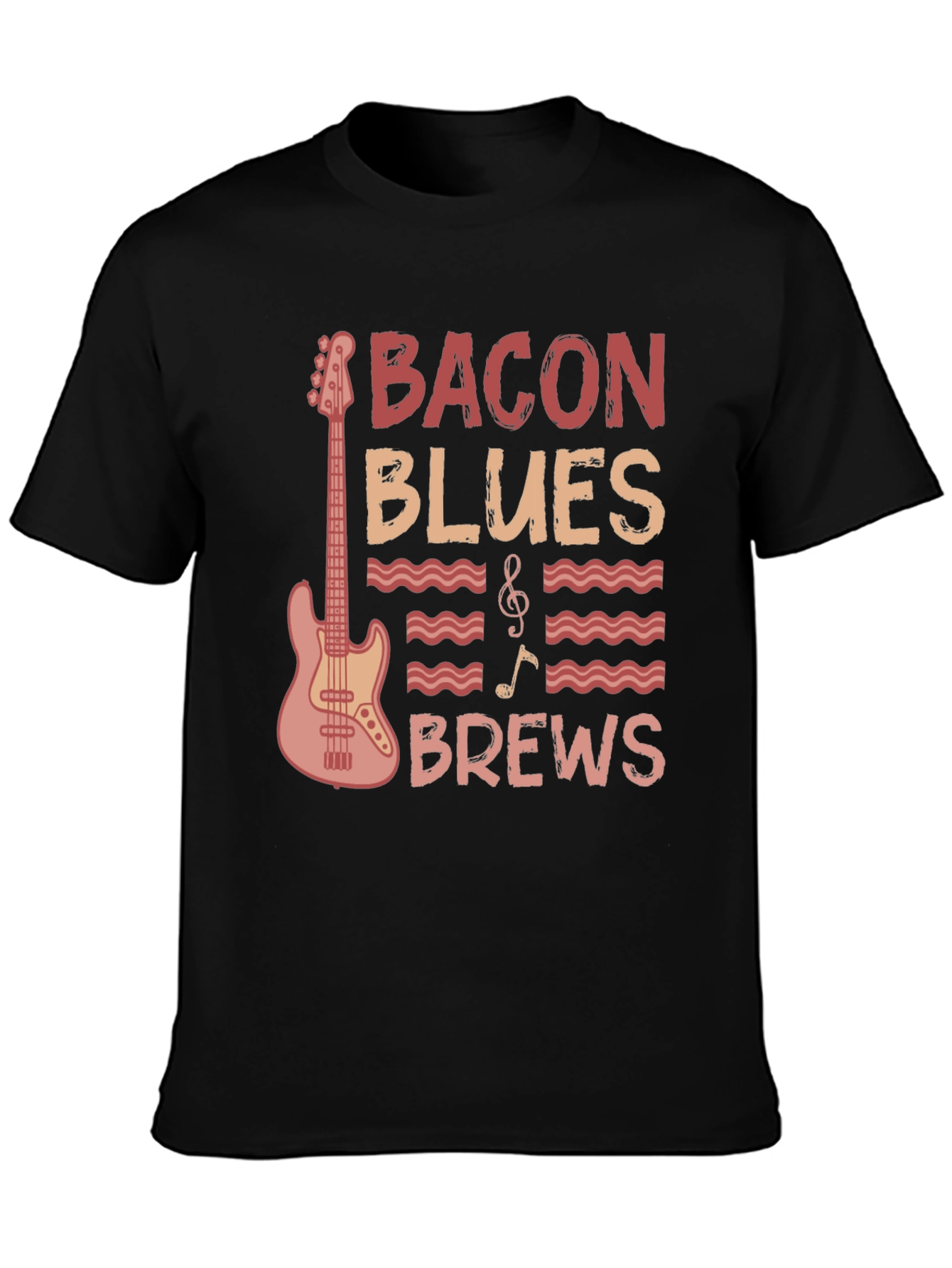 Bacon Blues Brews Graphic Tee