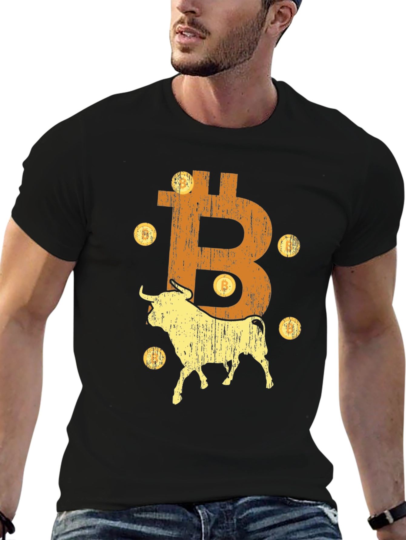Bitcoin Bull T-Shirt - Crypto Investor Tee