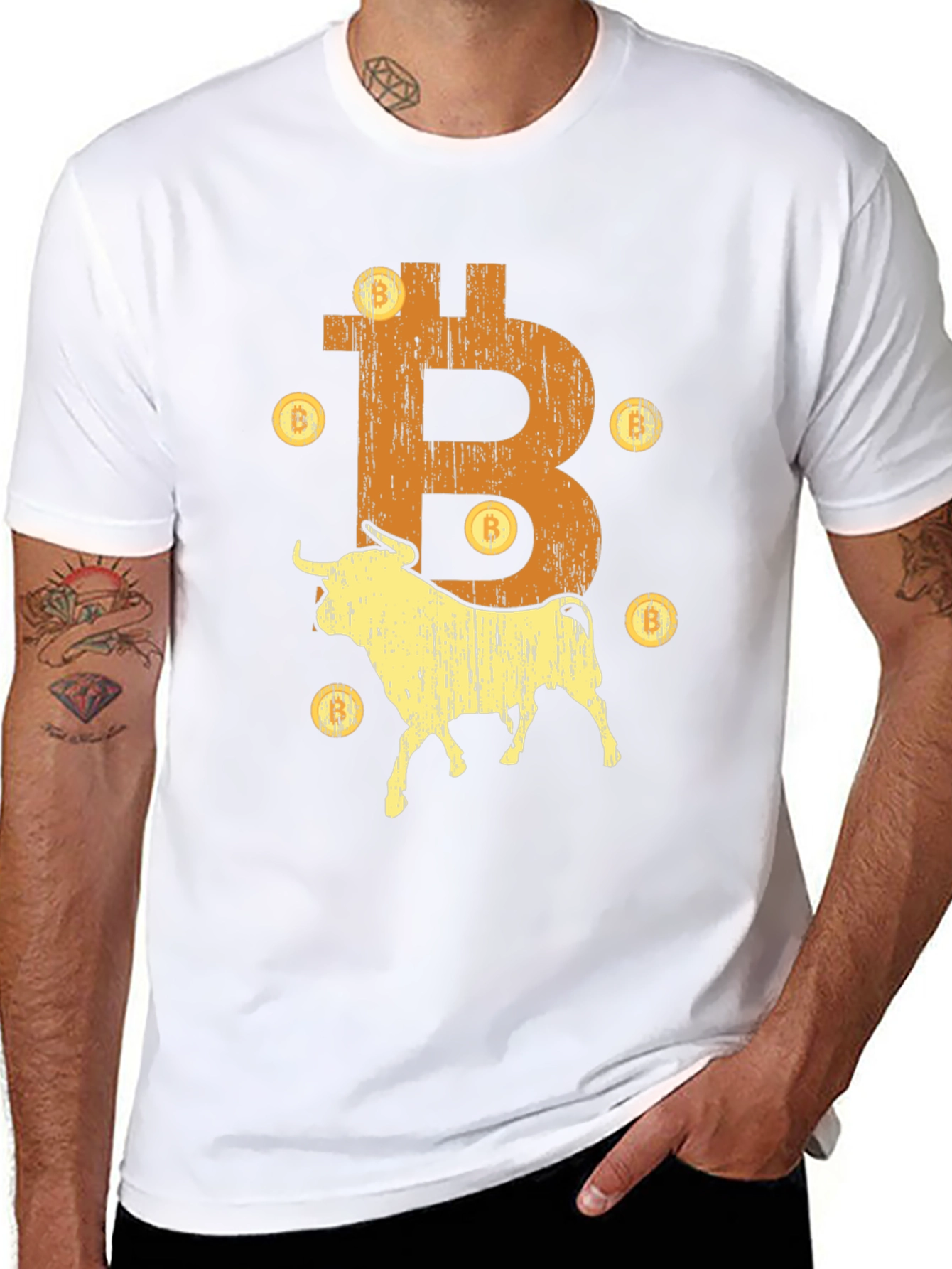 Bitcoin Bull T-Shirt - Crypto Investor Tee