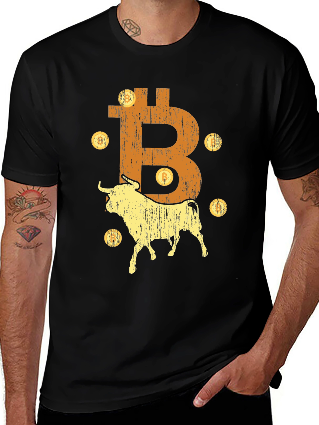 Bitcoin Bull T-Shirt - Crypto Investor Tee