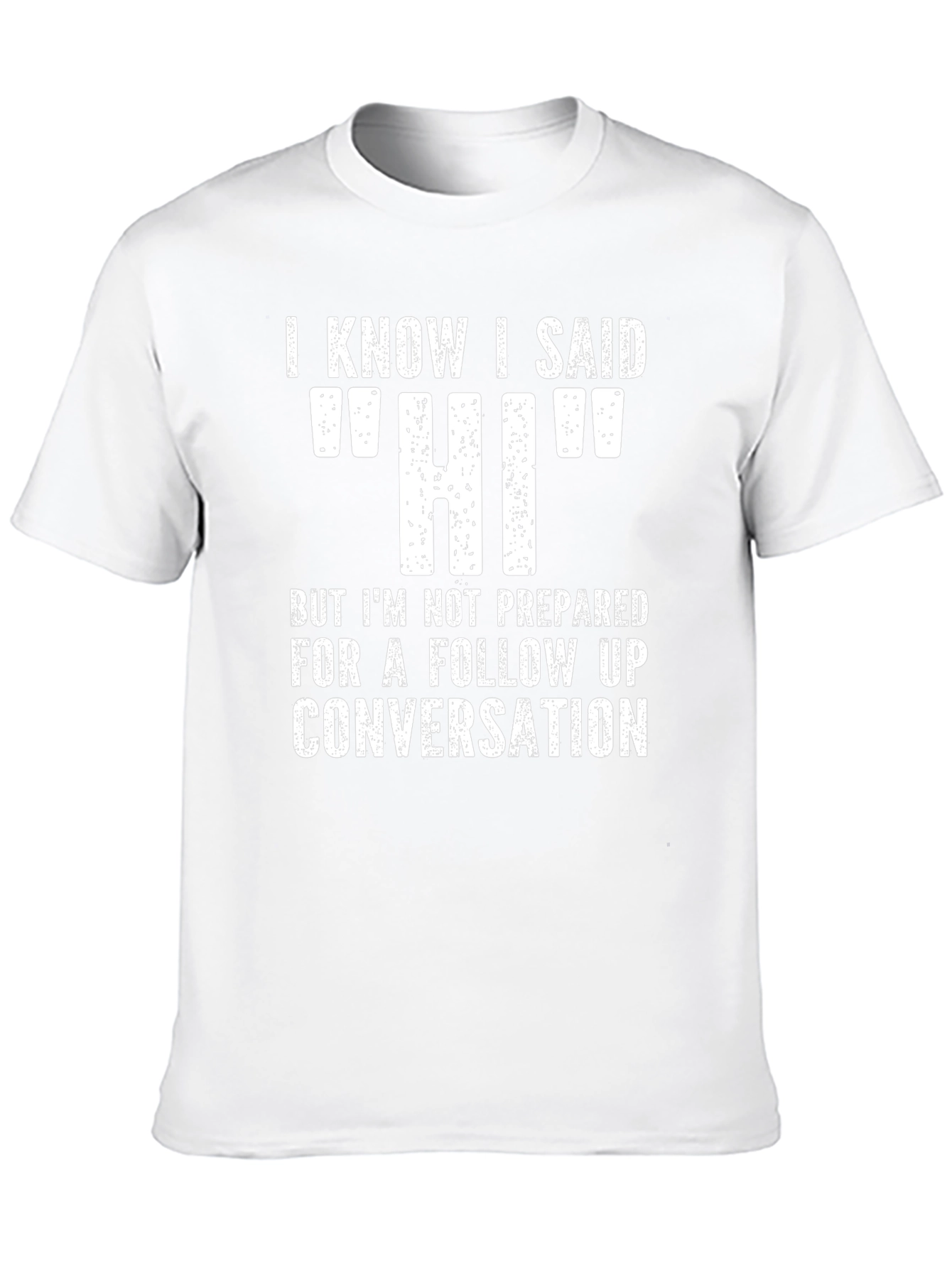 Funny Hi Introvert T-Shirt