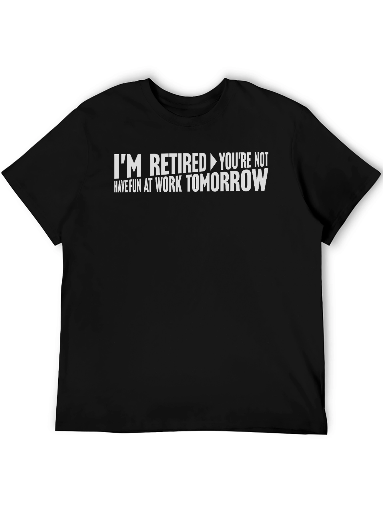 Im Retired Graphic T-Shirt - Black