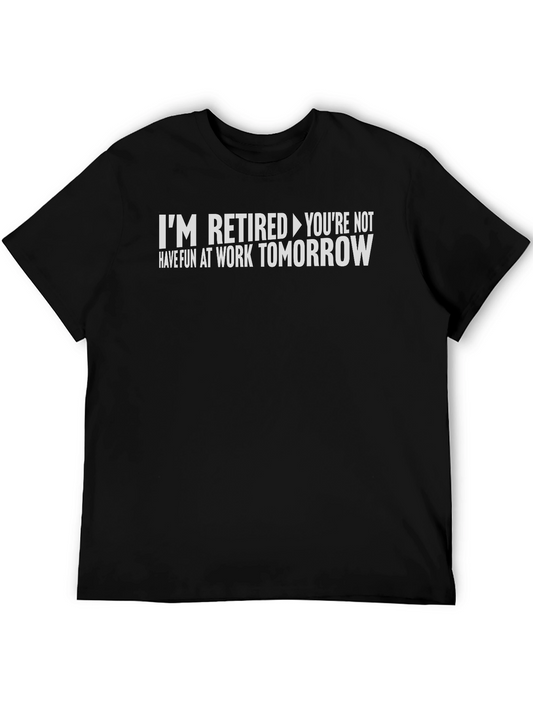 Im Retired Graphic T-Shirt - Black