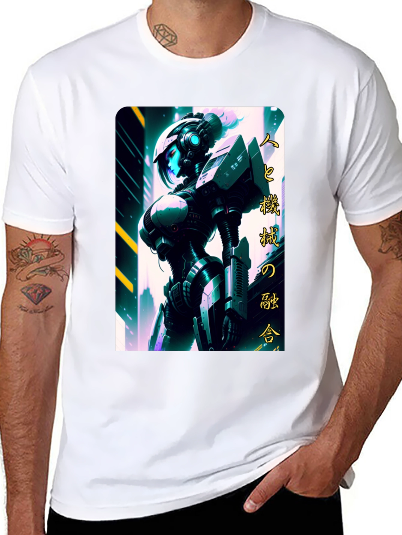 Cyberpunk Android Graphic T-Shirt