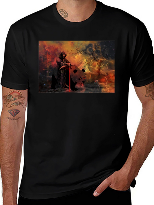 Grim Reaper Panda T-Shirt