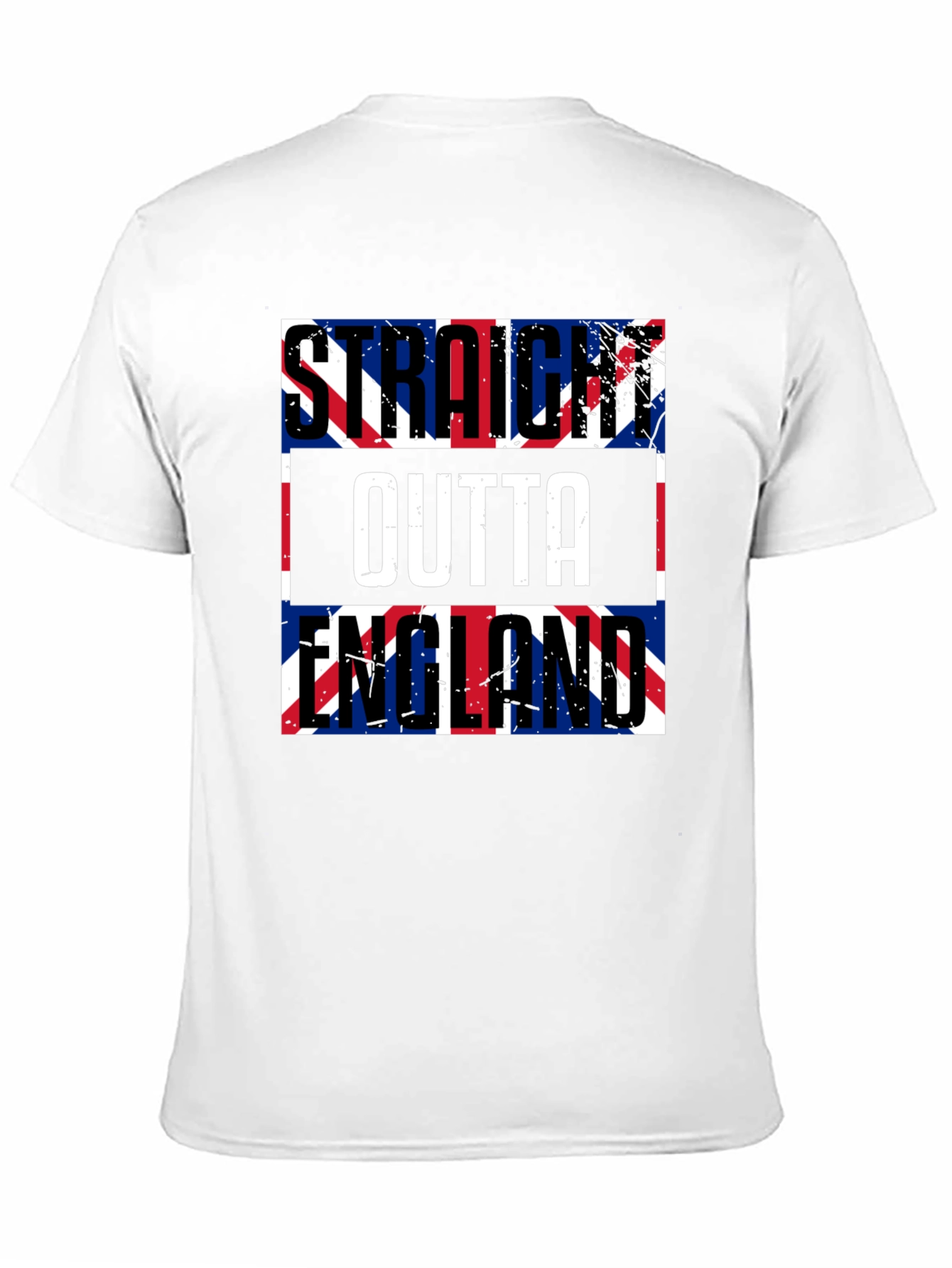 Straight Outta England UK Flag T-Shirt