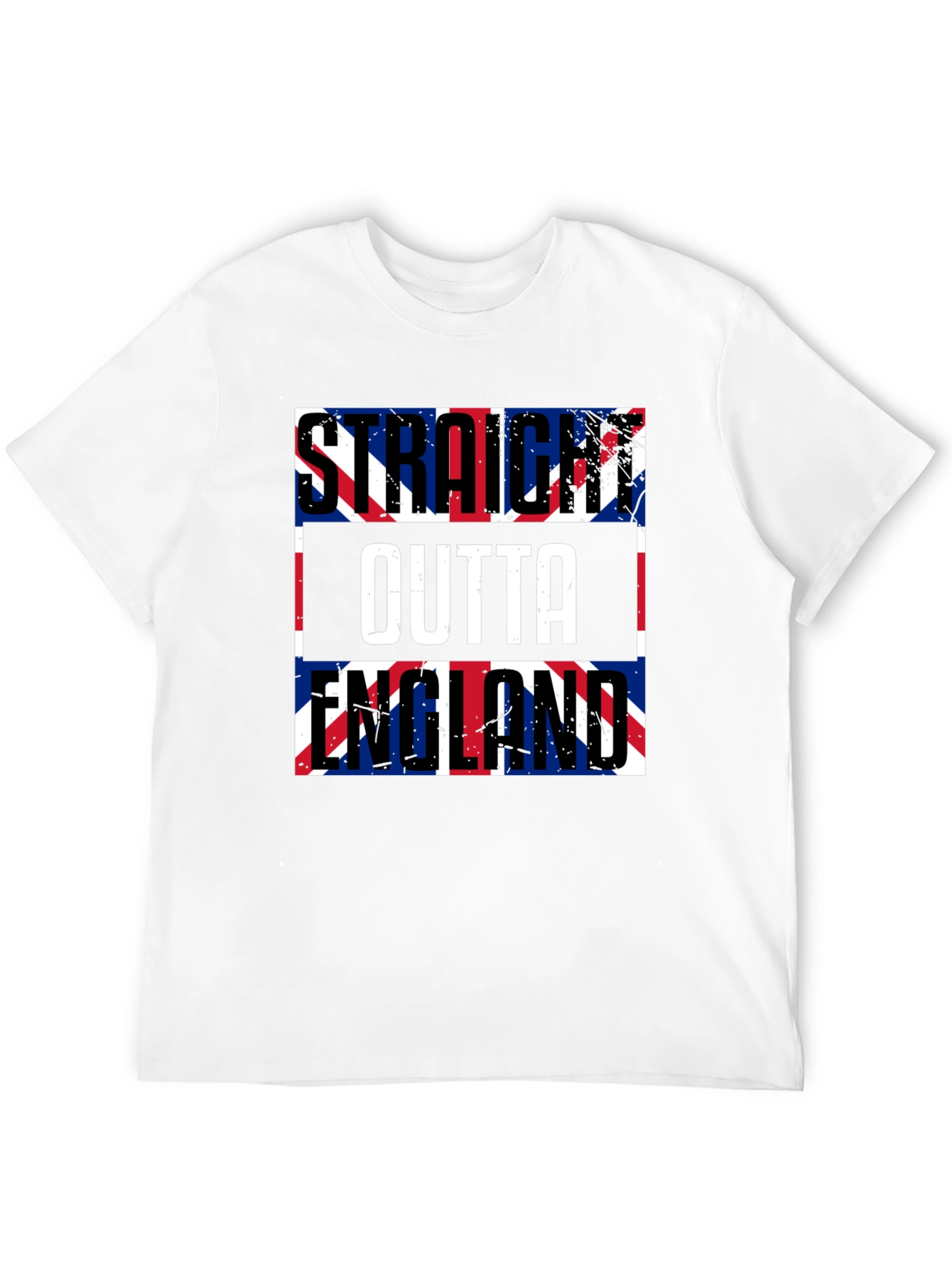 Straight Outta England UK Flag T-Shirt