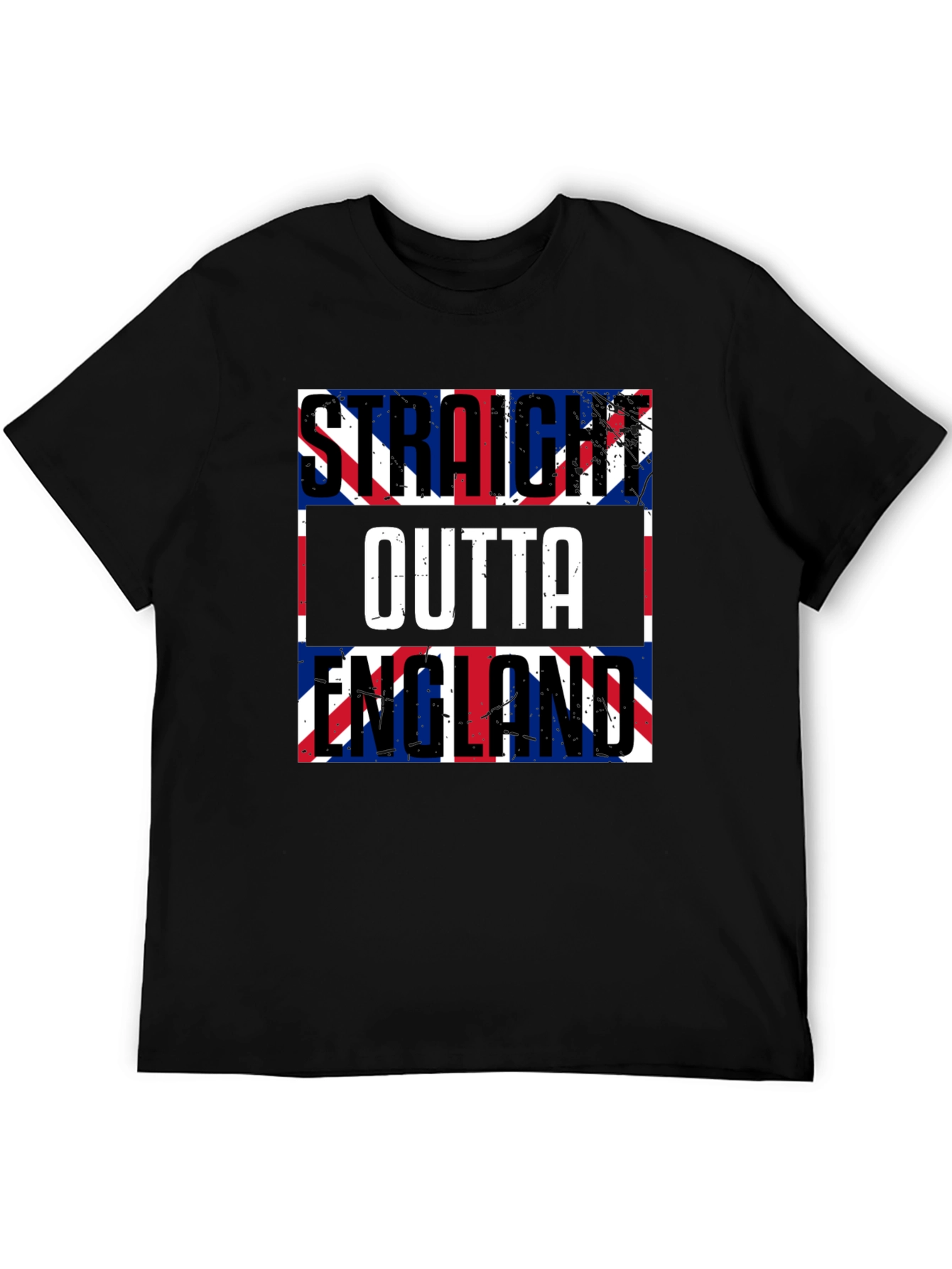 Straight Outta England UK Flag T-Shirt