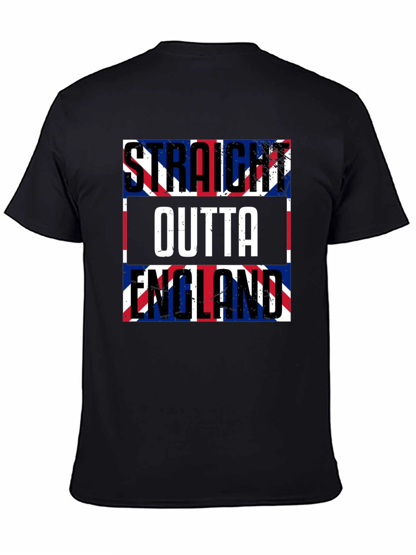 Straight Outta England UK Flag T-Shirt