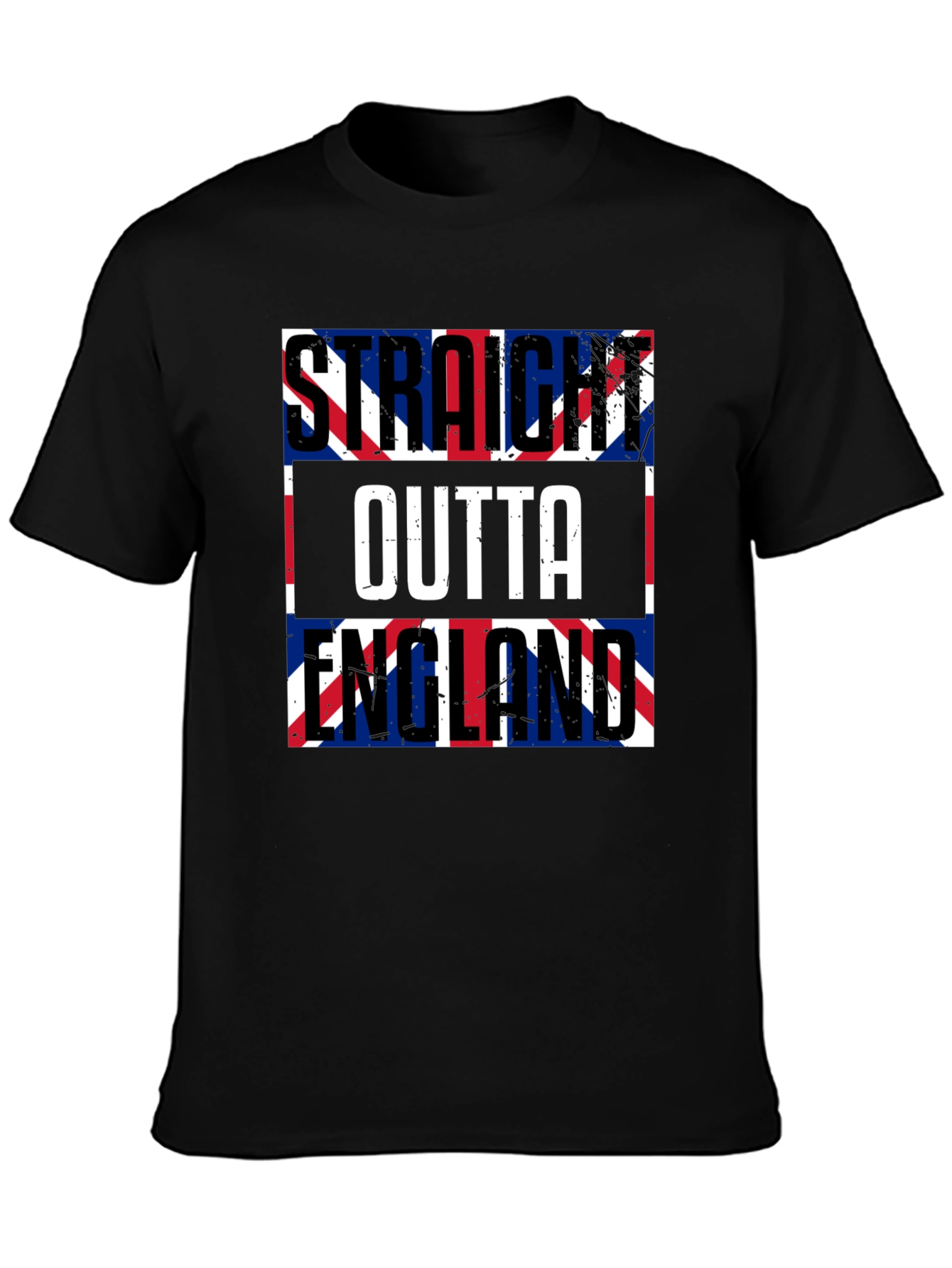 Straight Outta England UK Flag T-Shirt