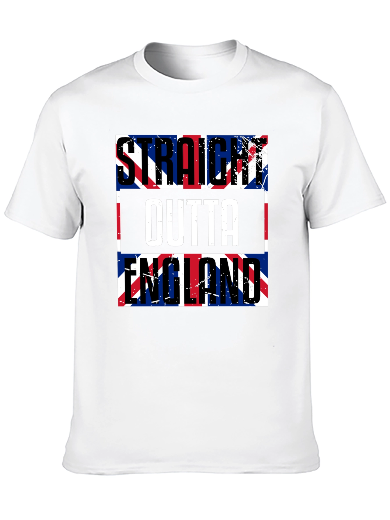 Straight Outta England UK Flag T-Shirt