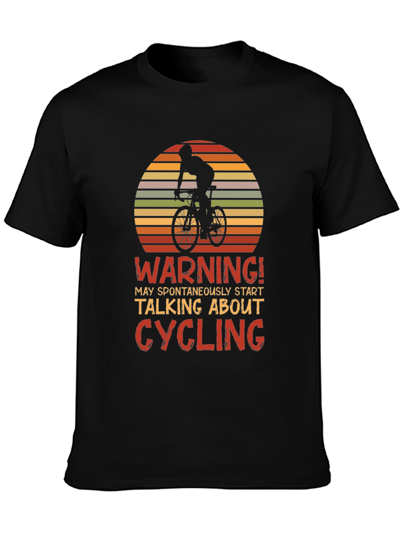Cycling Enthusiast T-Shirt - Warning Cyclist!