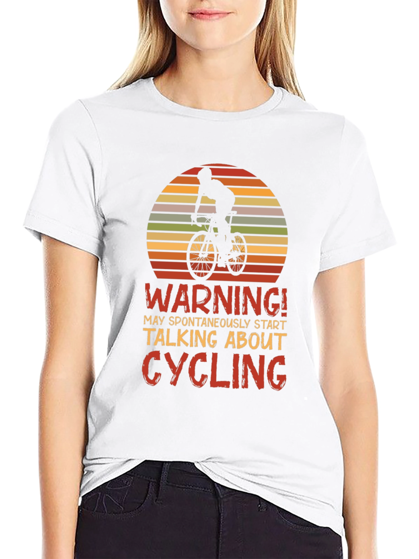Cycling Enthusiast T-Shirt - Warning Cyclist!