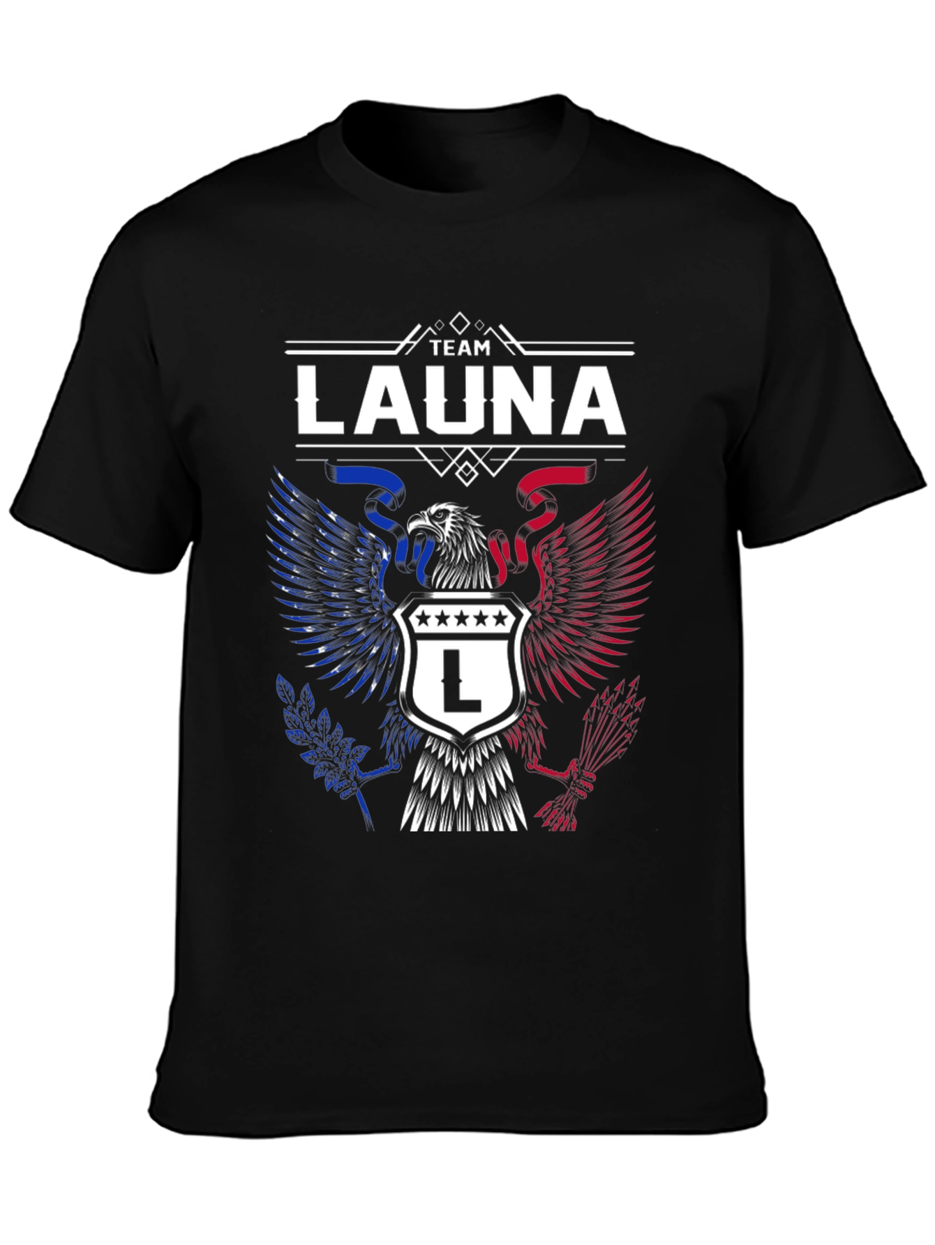 Team Launa Eagle Crest Graphic T-Shirt