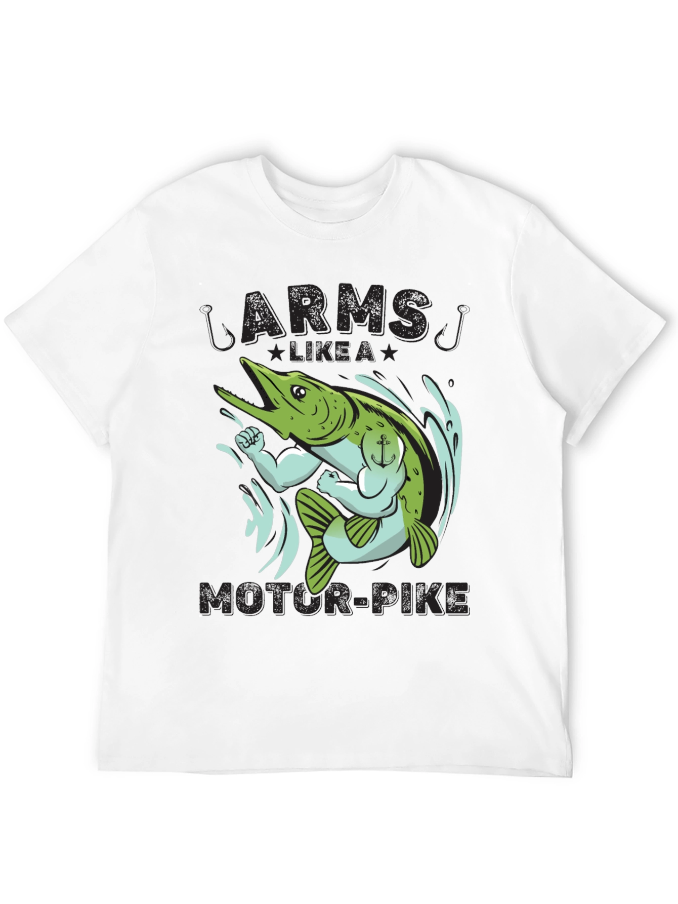 Arms Like a Motor-Pike Graphic Tee