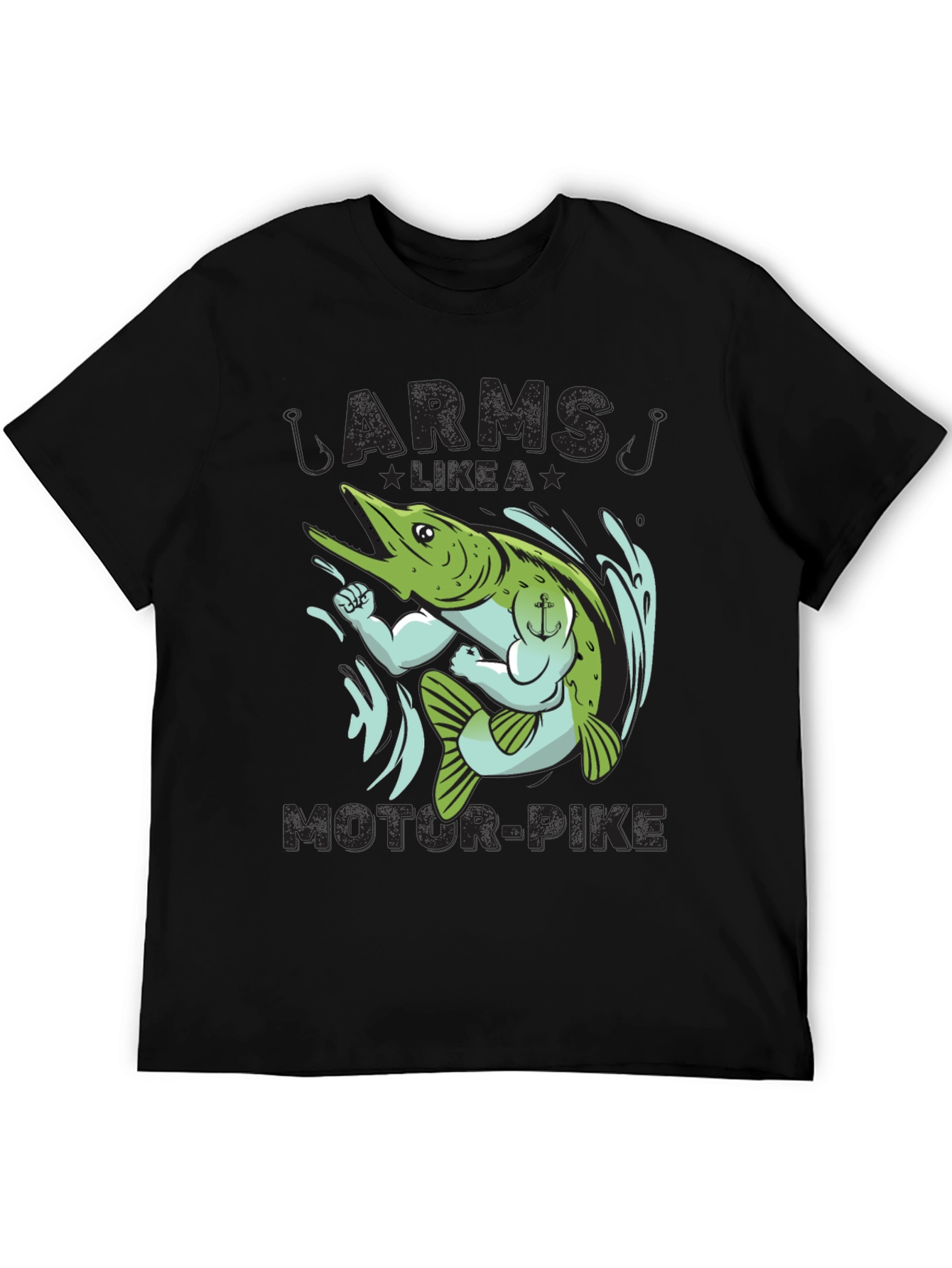 Arms Like a Motor-Pike Graphic Tee
