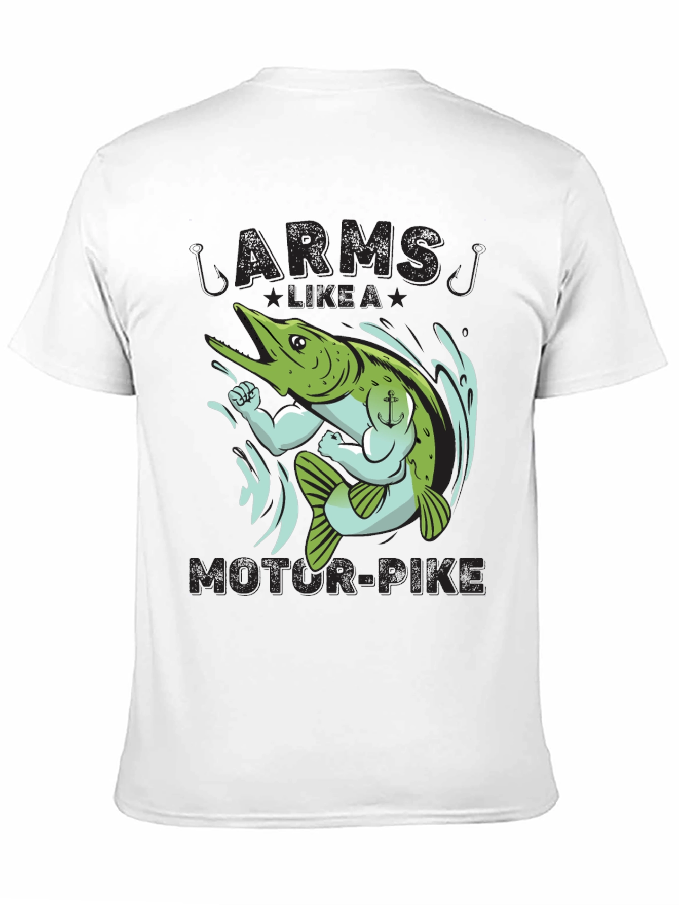 Arms Like a Motor-Pike Graphic Tee