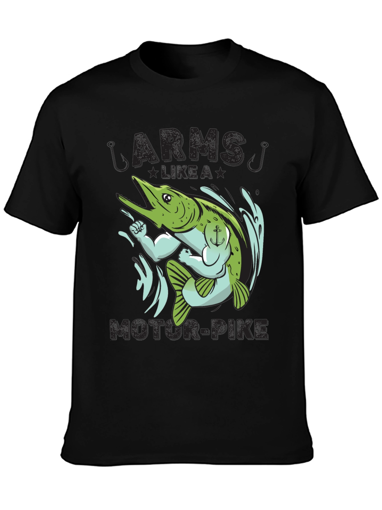 Arms Like a Motor-Pike Graphic Tee
