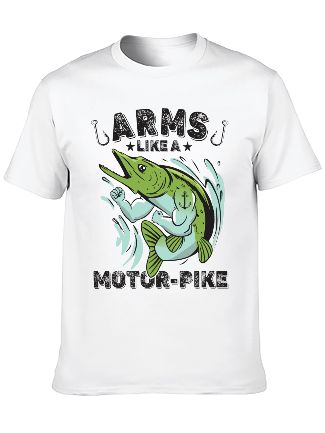 Arms Like a Motor-Pike Graphic Tee