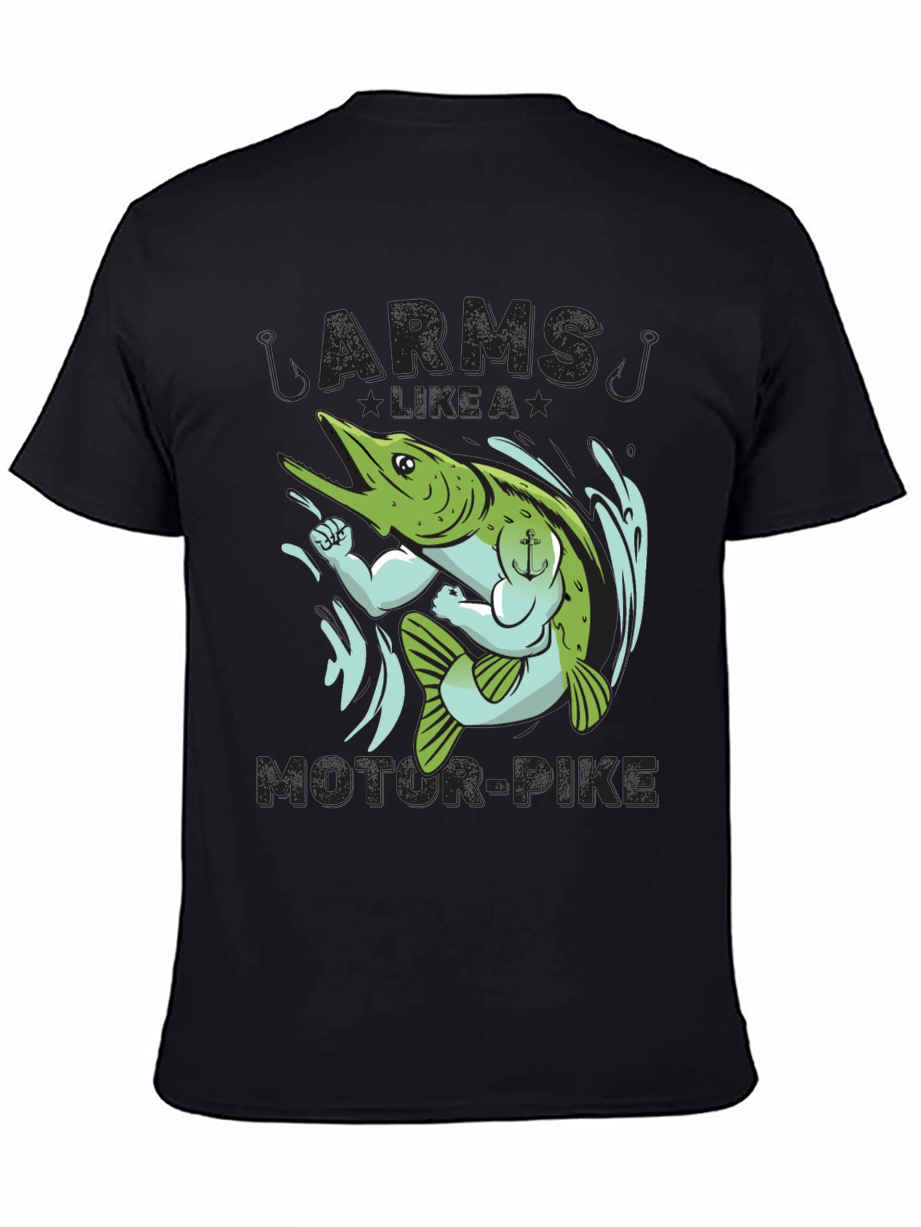 Arms Like a Motor-Pike Graphic Tee