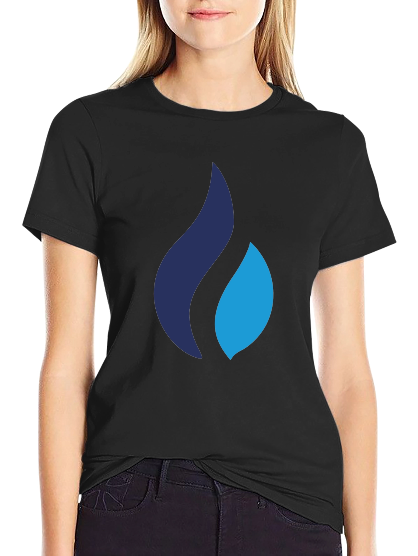 Flame Logo Black T-Shirt