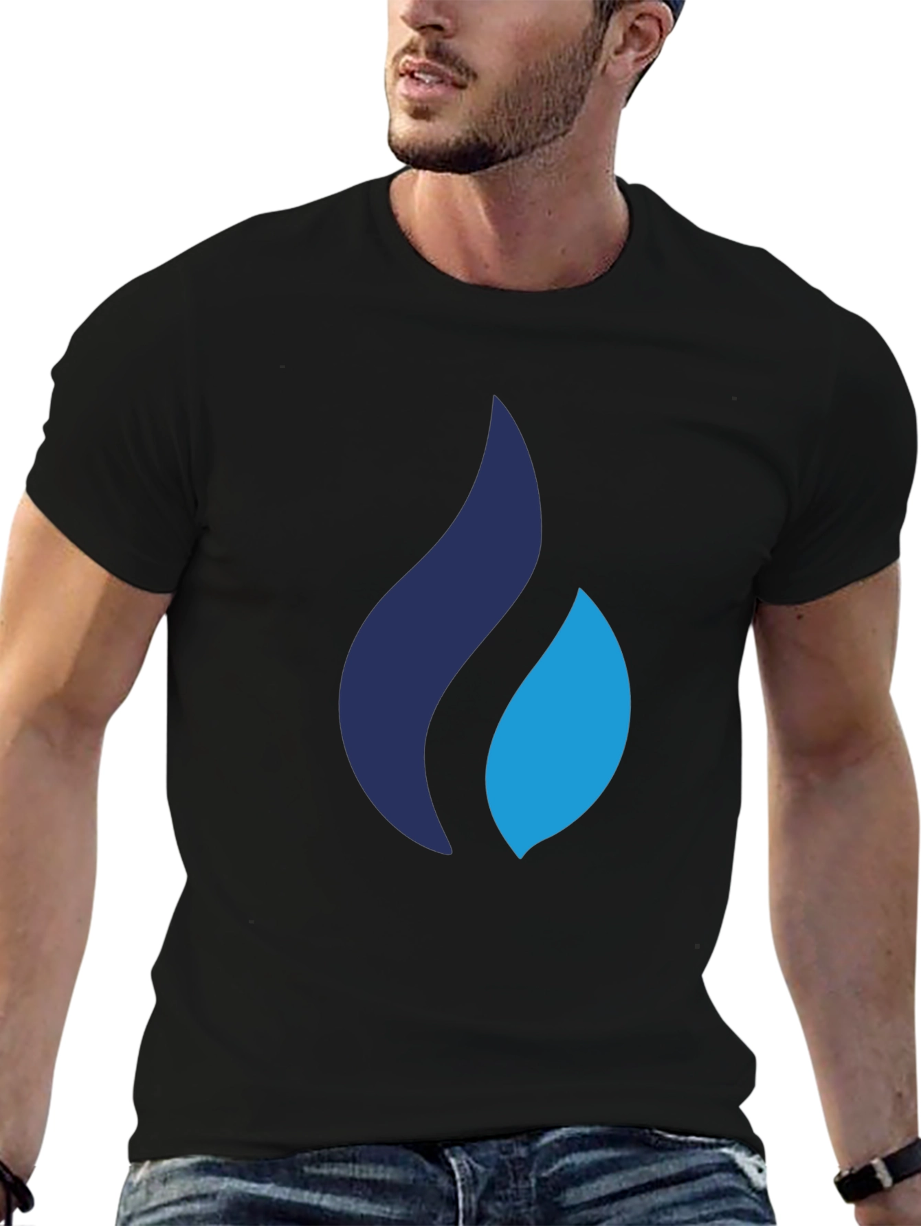 Flame Logo Black T-Shirt