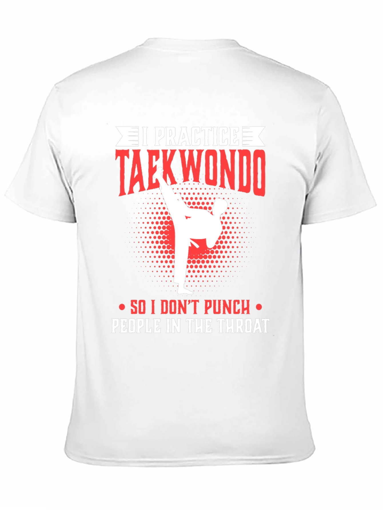 Taekwondo Practice T-Shirt - Martial Arts Graphic Tee
