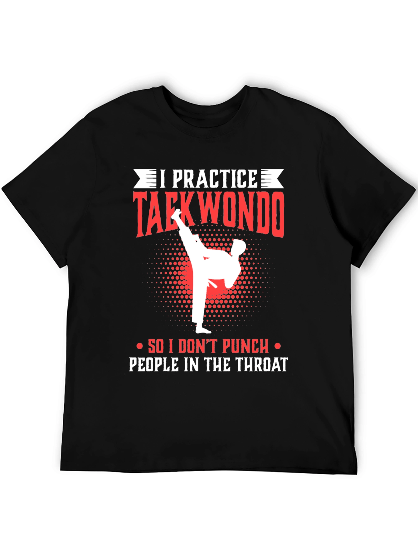 Taekwondo Practice T-Shirt - Martial Arts Graphic Tee