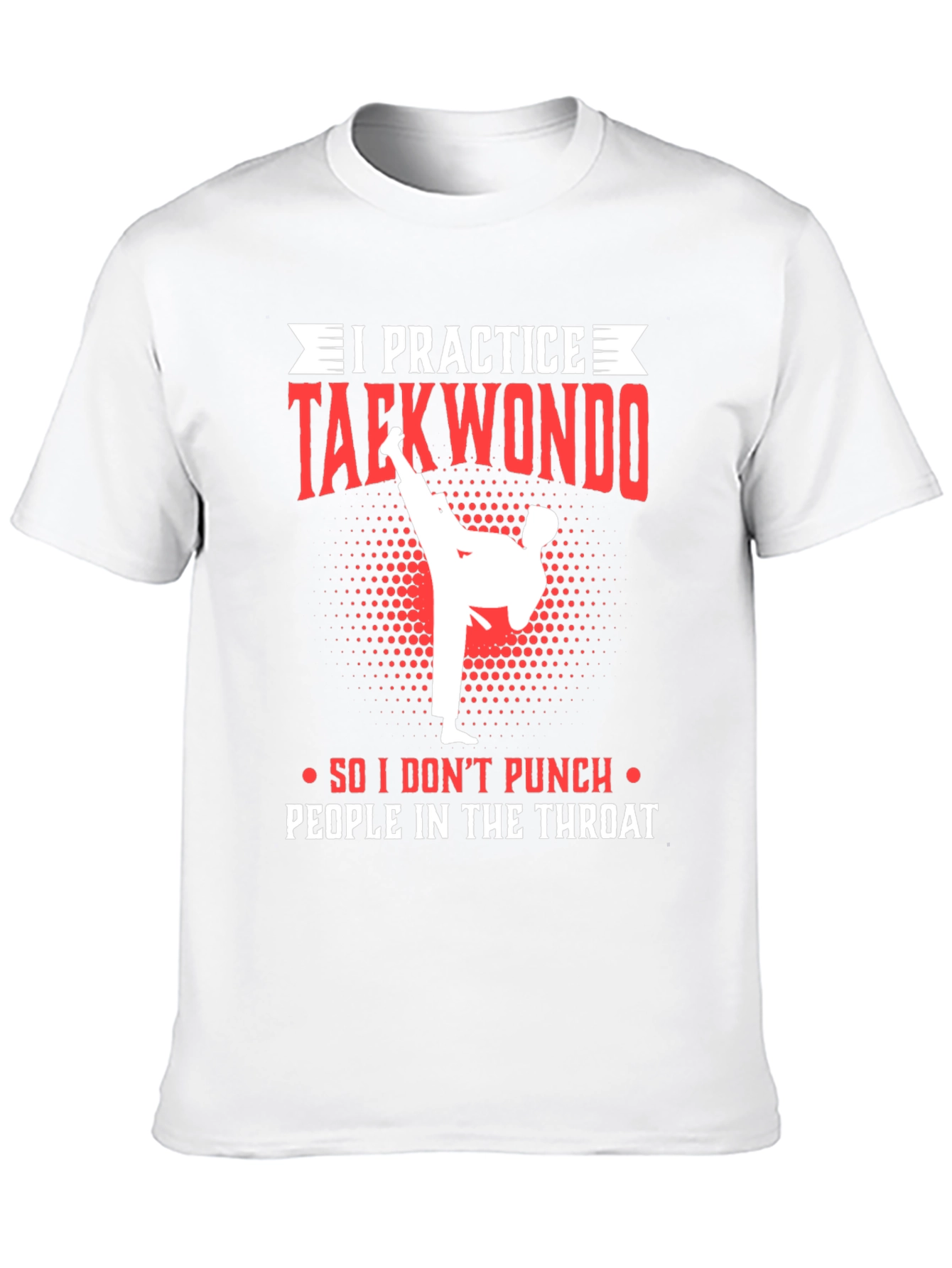 Taekwondo Practice T-Shirt - Martial Arts Graphic Tee