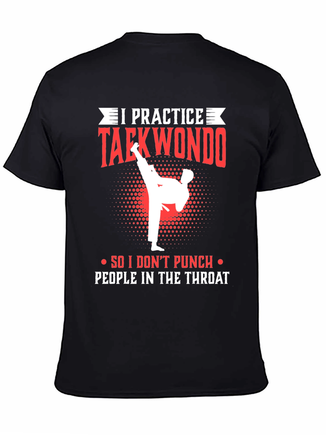 Taekwondo Practice T-Shirt - Martial Arts Graphic Tee