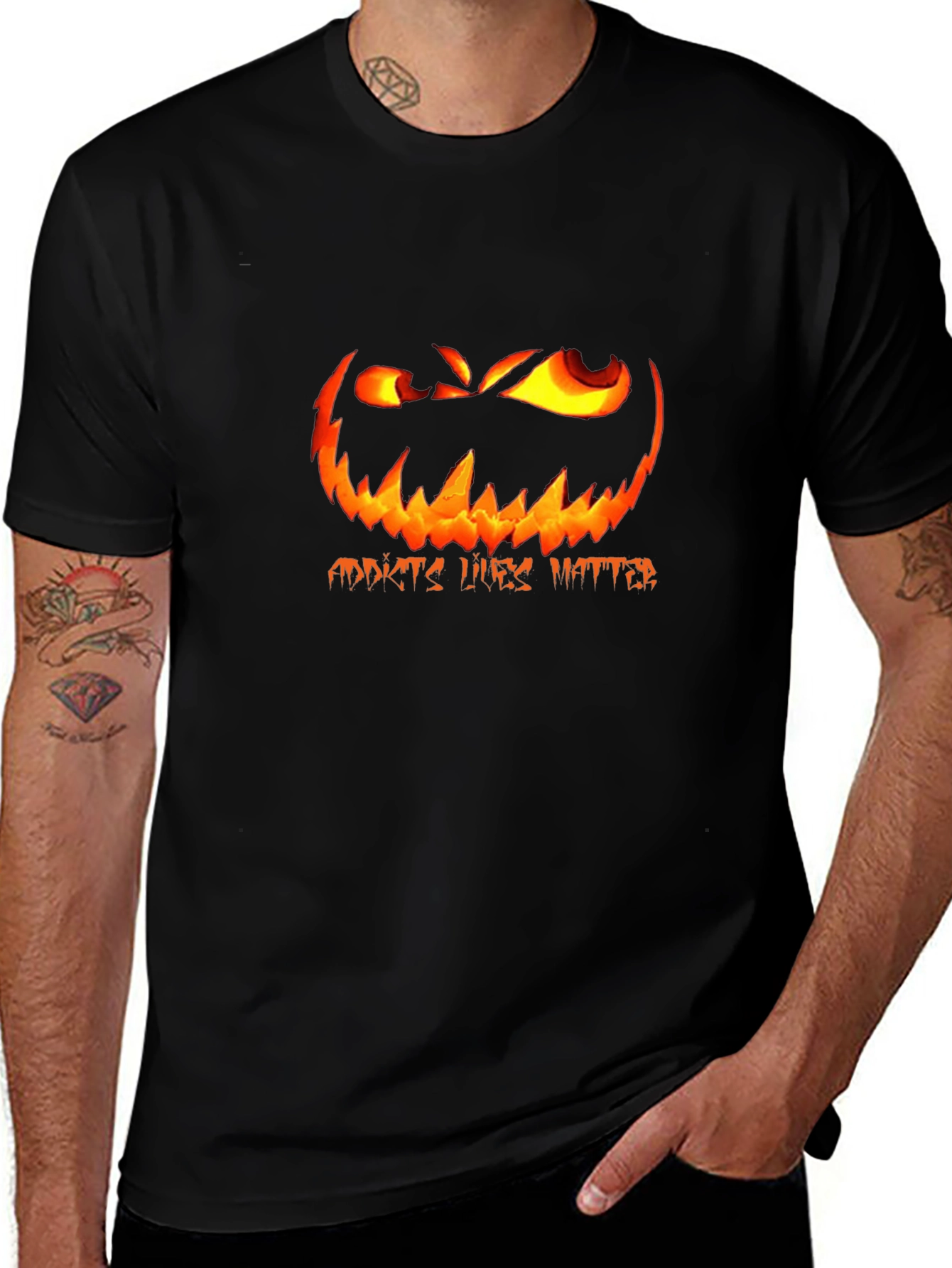 Halloween Addicts Lives Matter T-Shirt