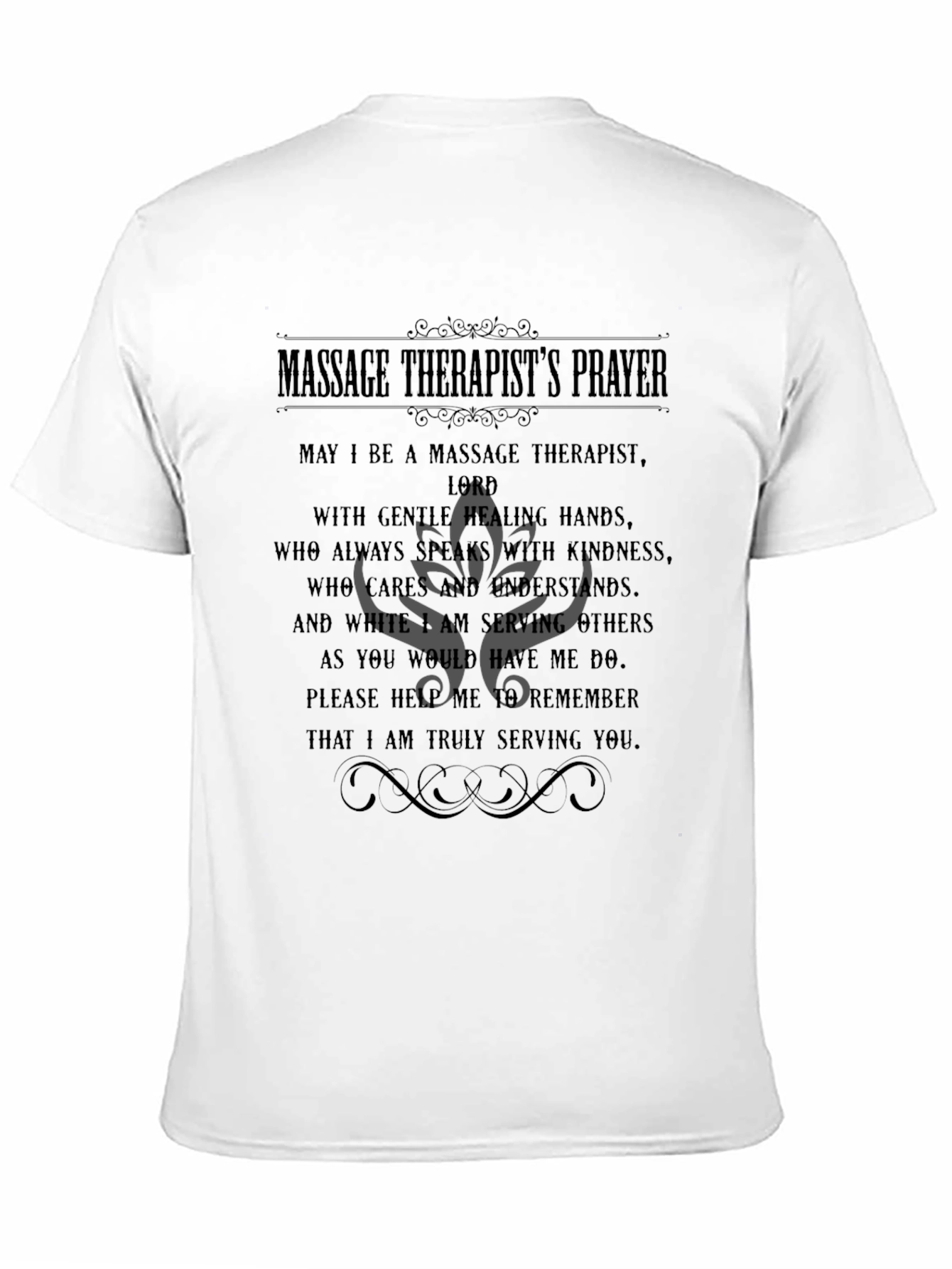 Massage Therapists Prayer T-Shirt