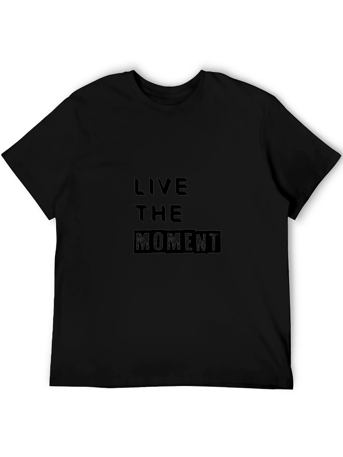 Live The Moment Black T-Shirt