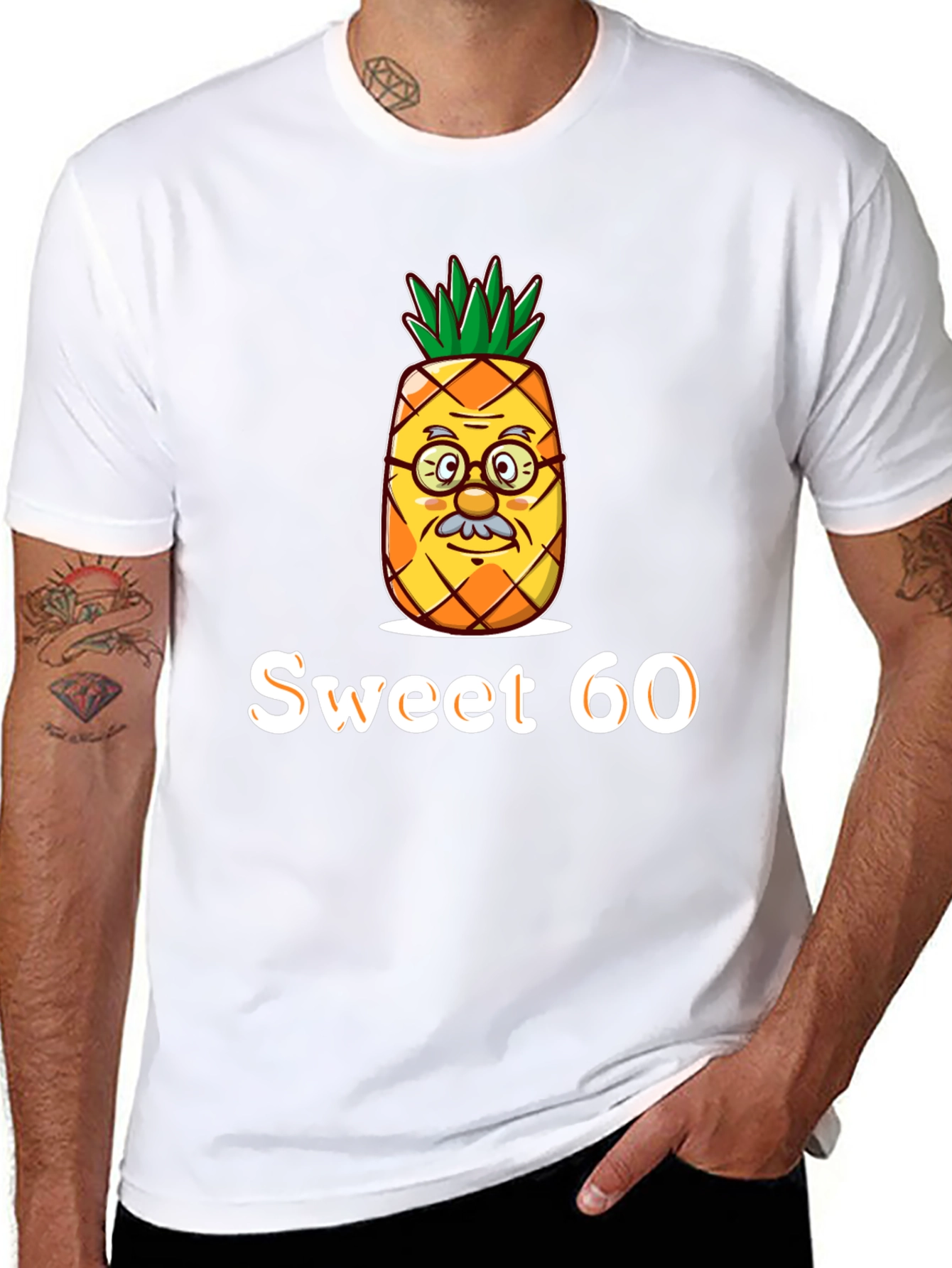 Sweet 60 Pineapple Graphic Tee - Unisex