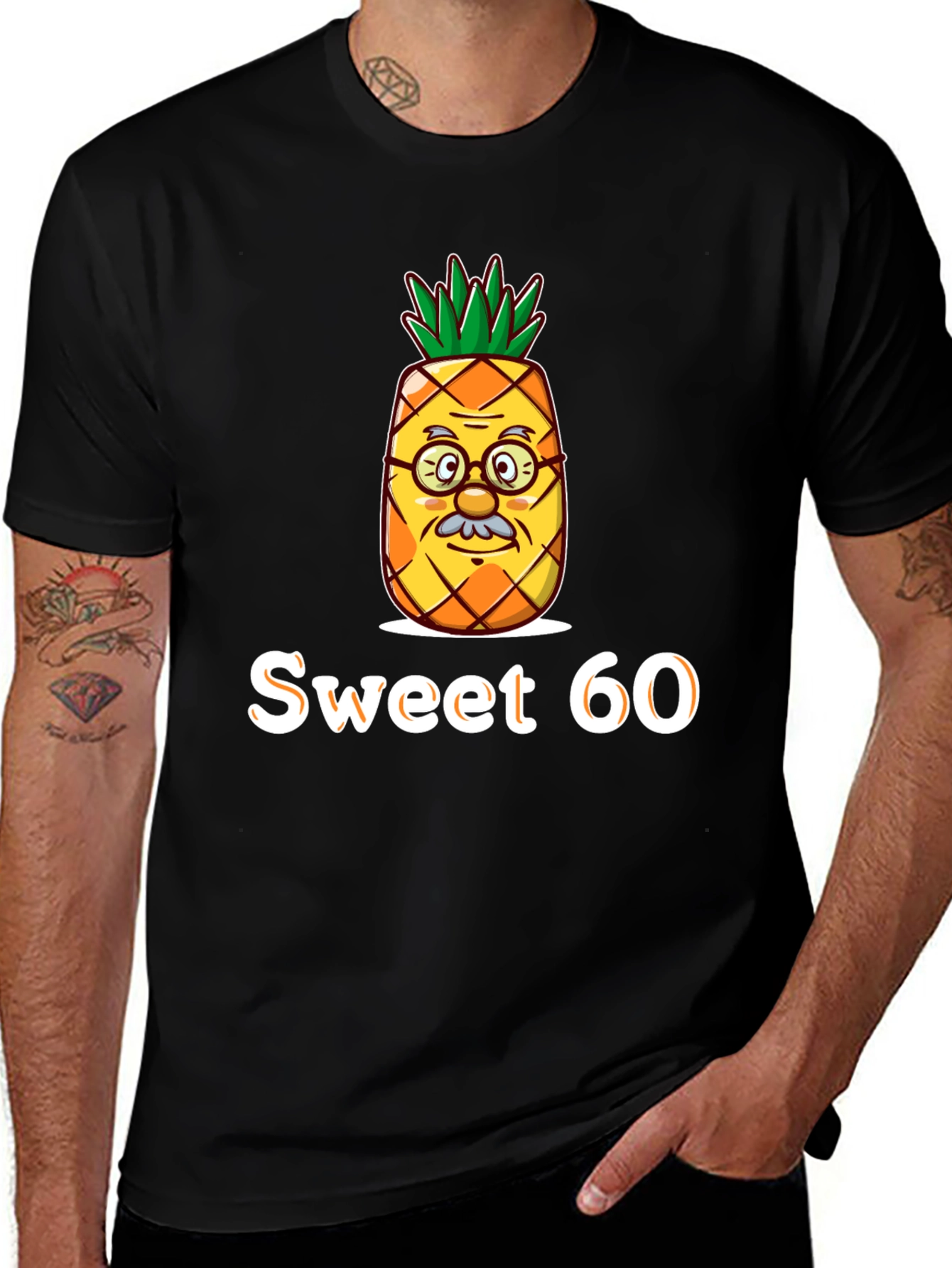 Sweet 60 Pineapple Graphic Tee - Unisex