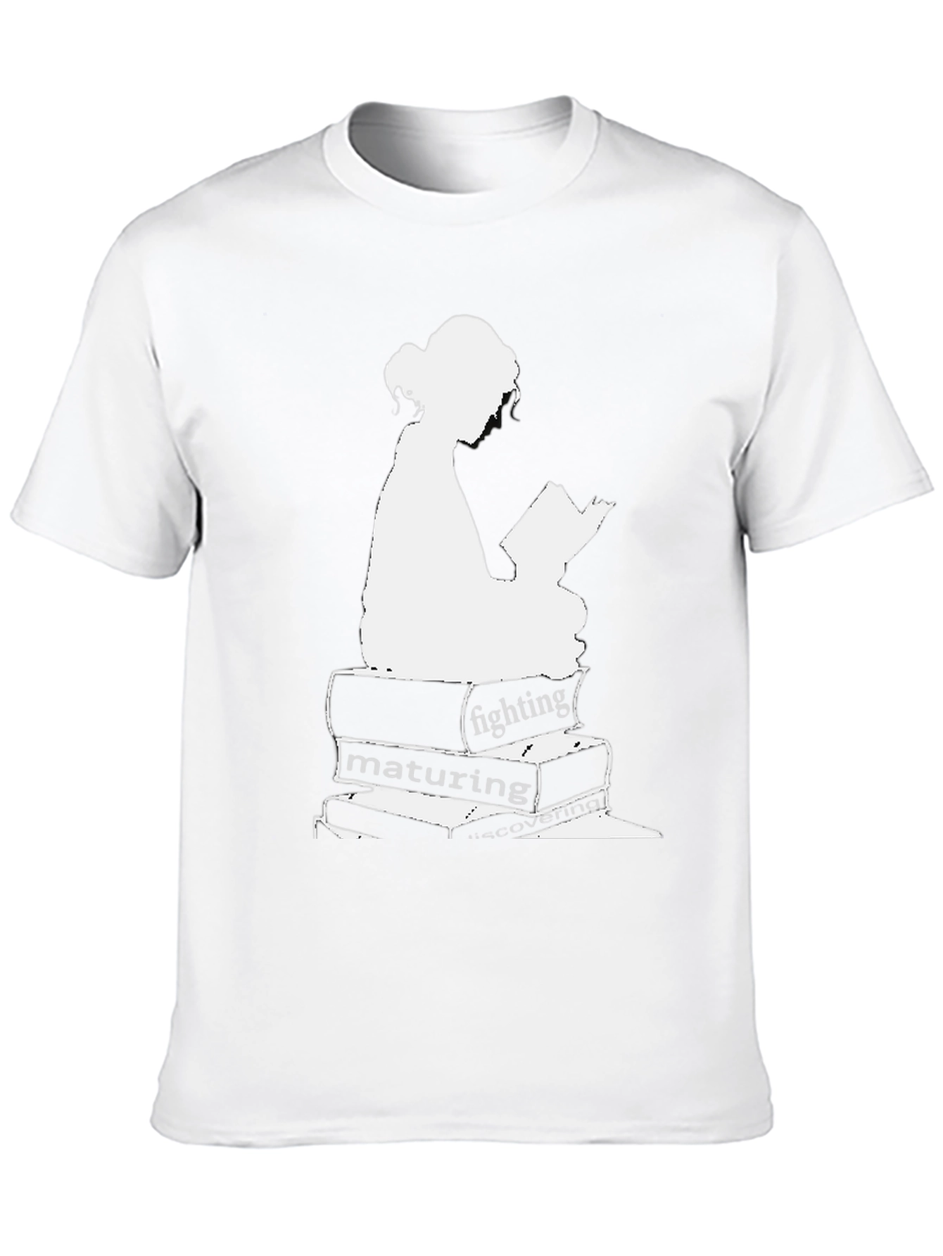 Bookworm T-Shirt - Fighting Maturing Discovering