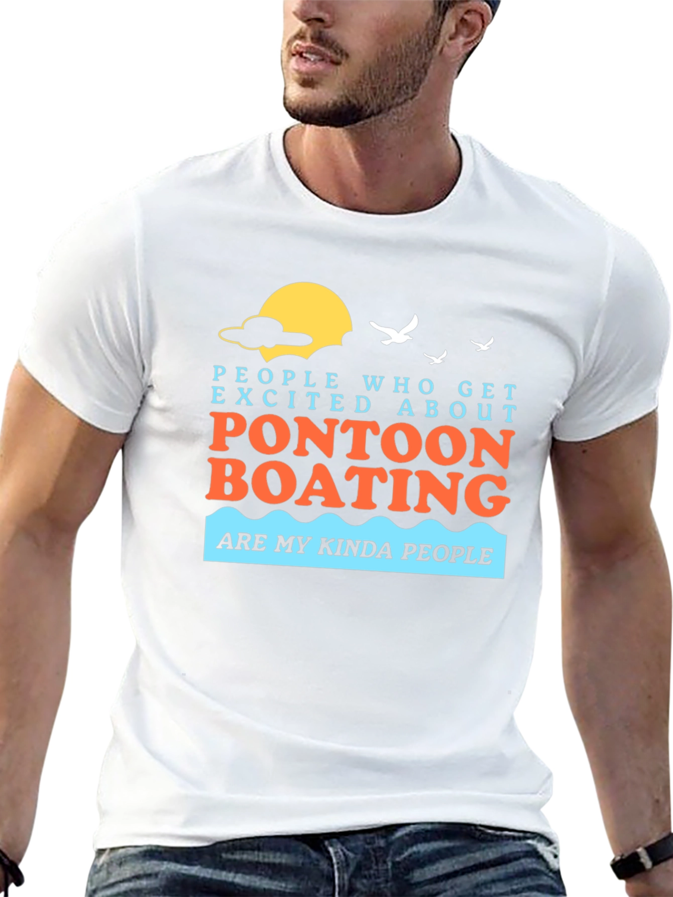 Pontoon Boating Graphic T-Shirt - Vacation Ready!