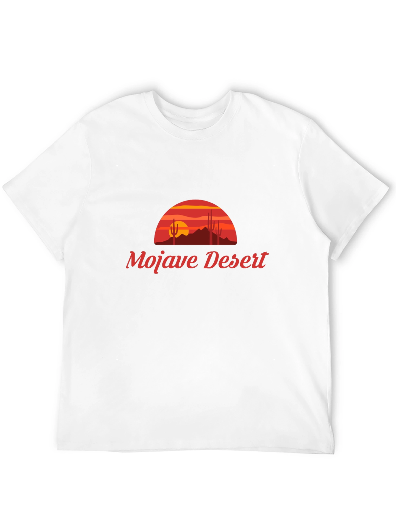Mojave Desert Graphic T-Shirt - Black Cotton Tee