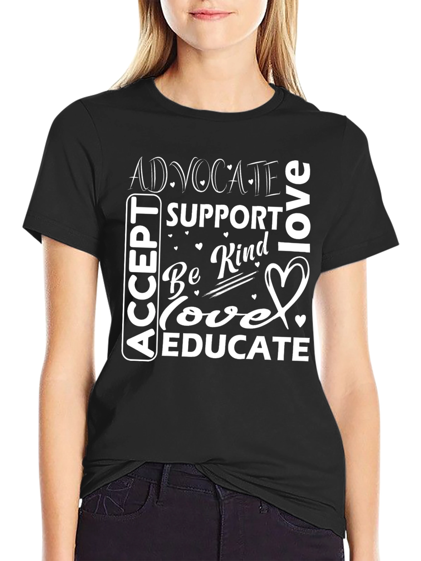 Advocate Love Graphic Tee - Autism Awareness