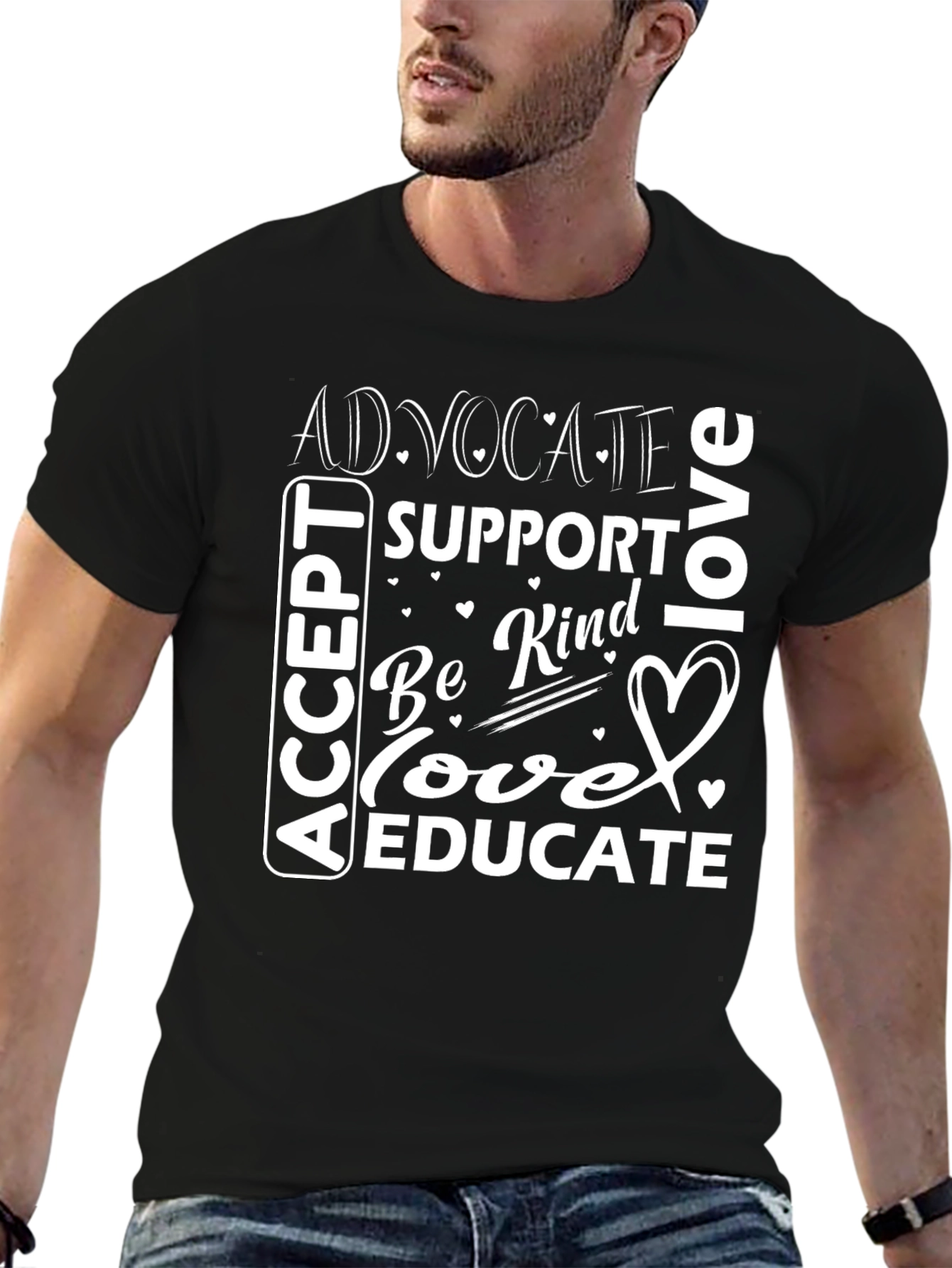 Advocate Love Graphic Tee - Autism Awareness