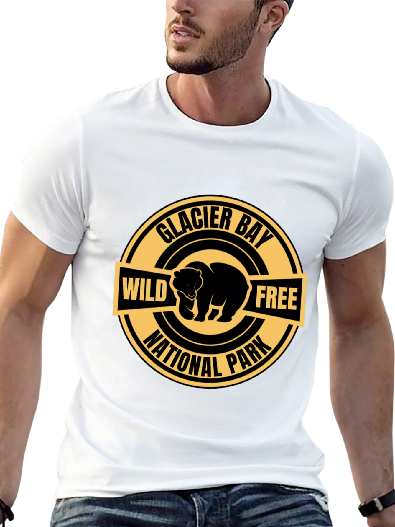 Glacier Bay National Park Bear Graphic Tee
