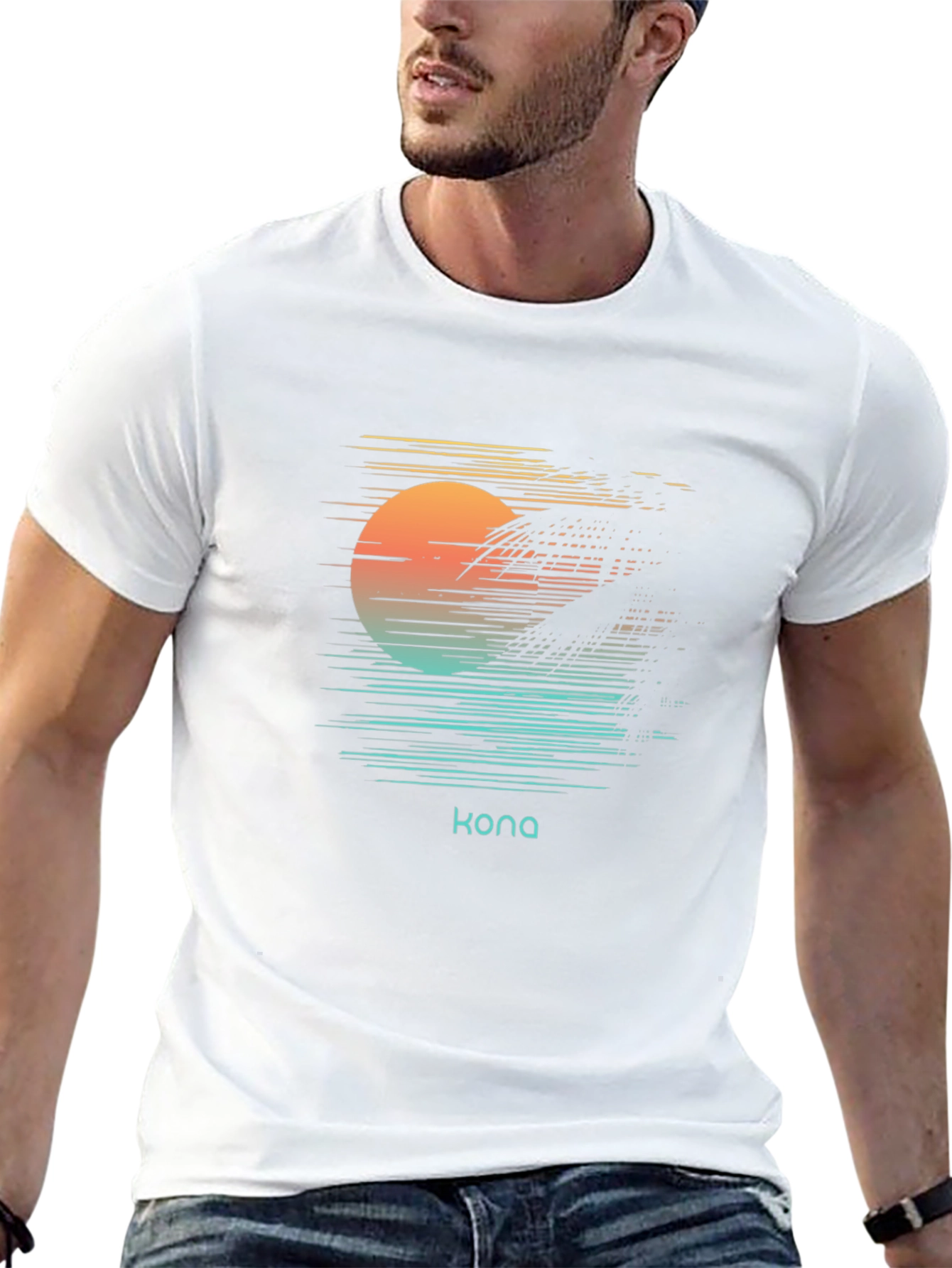 Kona Sunset Graphic Tee - Island Vibes