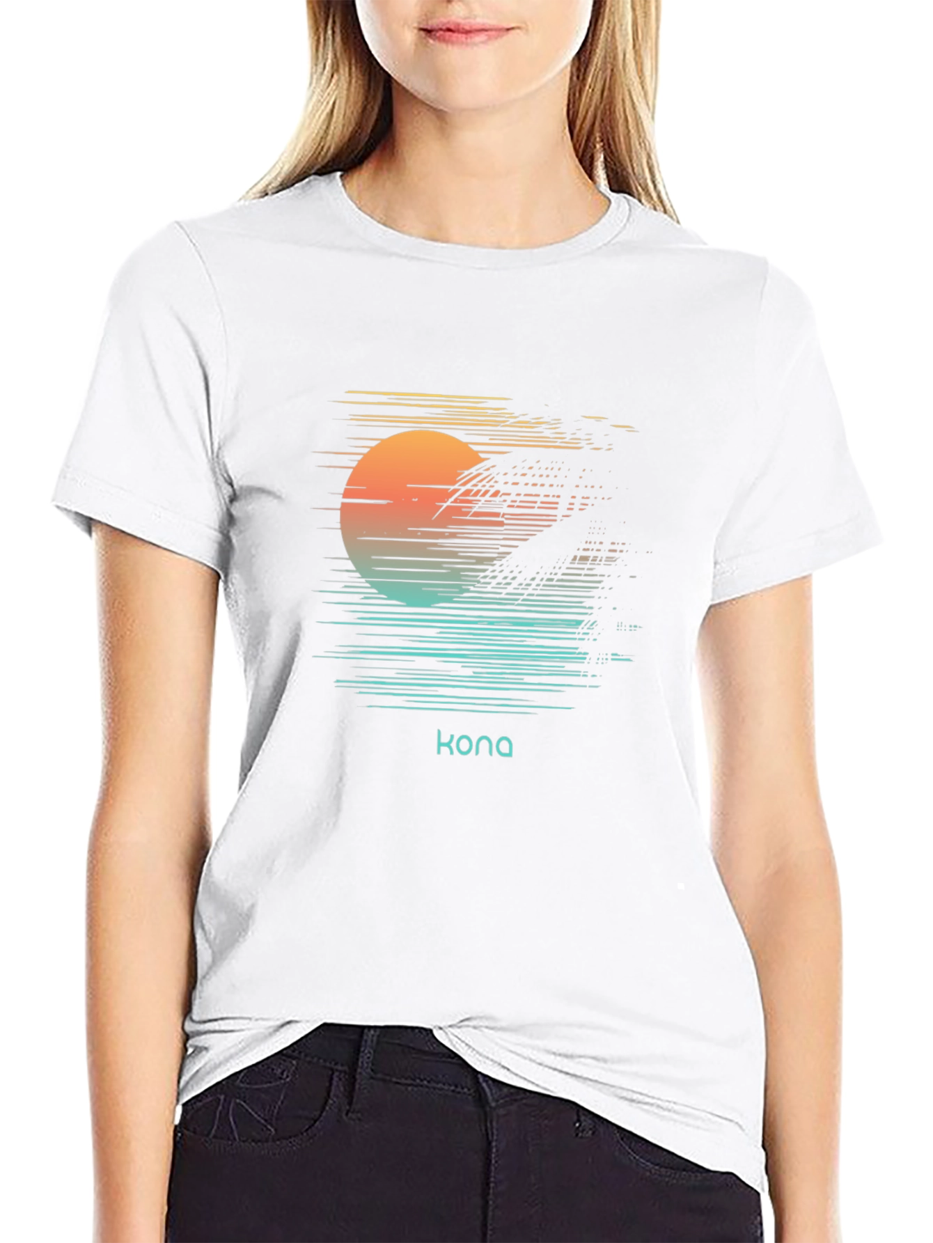Kona Sunset Graphic Tee - Island Vibes