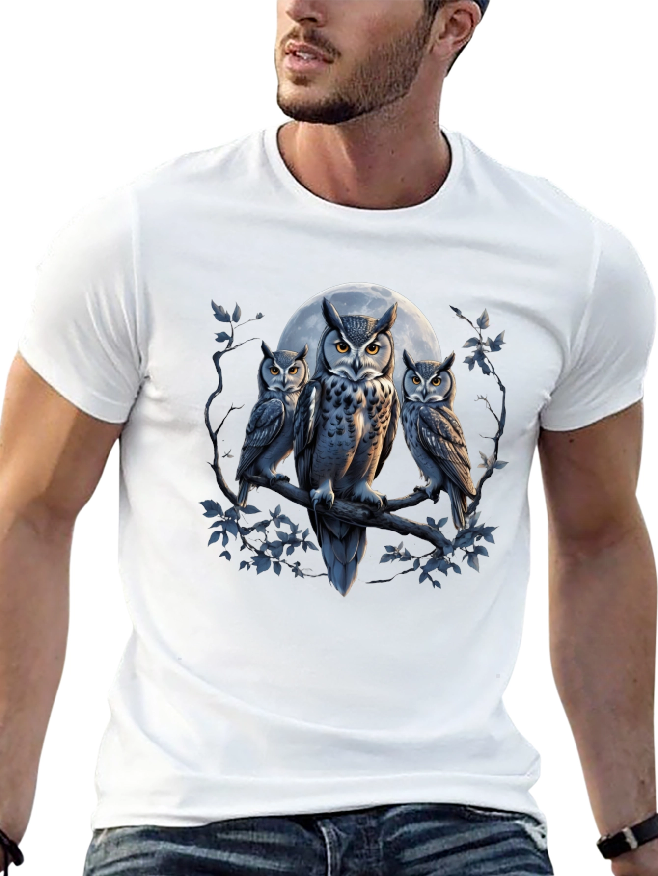 Owl Moon T-Shirt - Graphic Tee
