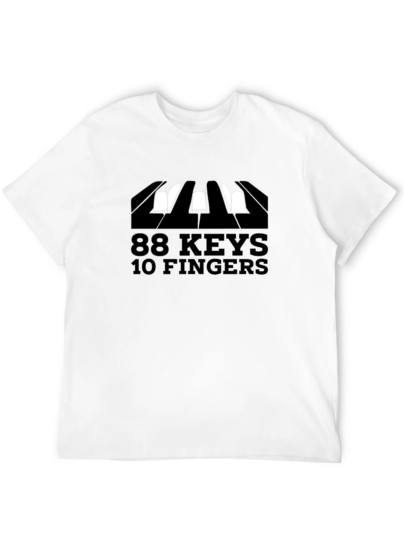 88 Keys 10 Fingers Piano T-Shirt